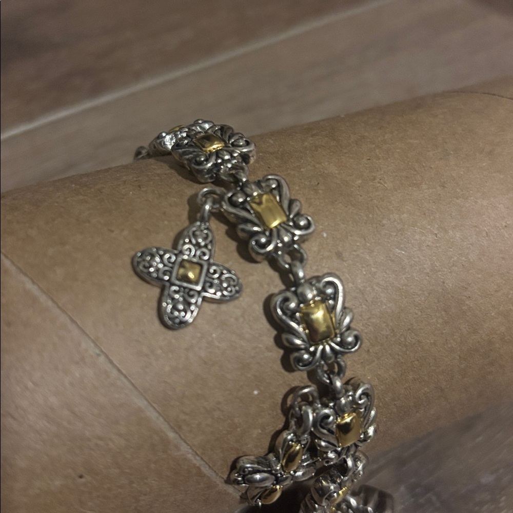 Vintage Silver Charm Bracelet - Premier Designs